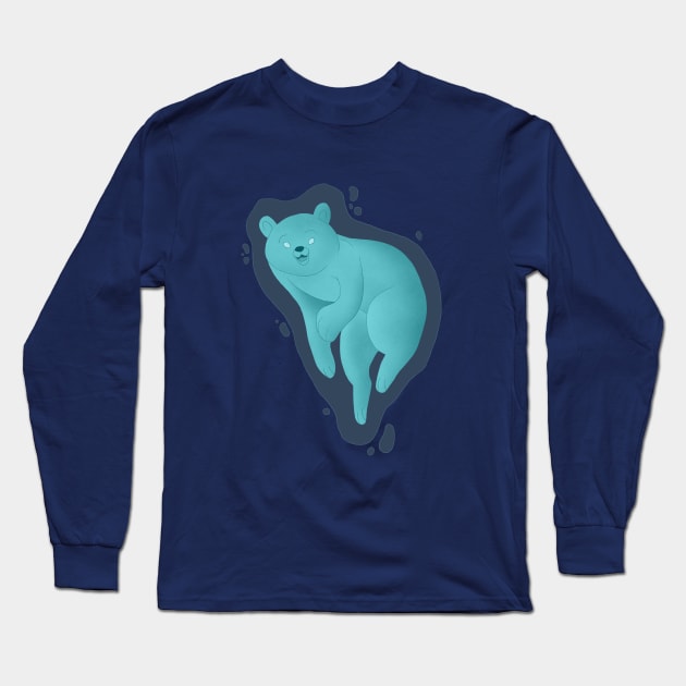 Spirit Bear Long Sleeve T-Shirt by MorganColbornArt